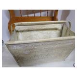 Oak Bench, Magazine Rack