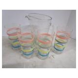 Vintage Pitcher & Glasses