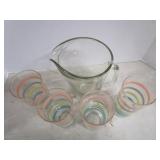 Vintage Pitcher & Glasses