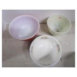 Hall, Fire King, Pyrex Bowls