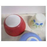 Hall, Fire King, Pyrex Bowls