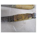 Filet Knives, Steel, Stag Handled Hunting Knife