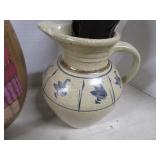 Navajo Style Vase, Signed Goose Vase