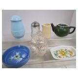 Shenango Teapot, Creamer, Shaker