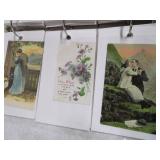 Post Cards, Color Charts, Russel Postcards