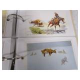 Post Cards, Color Charts, Russel Postcards