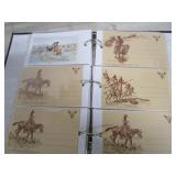 Post Cards, Color Charts, Russel Postcards