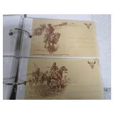 Post Cards, Color Charts, Russel Postcards