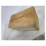 Wooden Chalk Box, Marbles