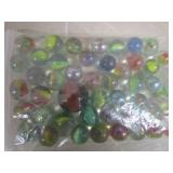 Wooden Chalk Box, Marbles