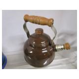 Enamel Teapot, Tin Tina, Flask