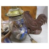 Apple Box, Drawer Pulls, Sewing Kit