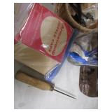 Apple Box, Drawer Pulls, Sewing Kit