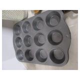 Corn Pan, Muffin Tin, Grater, Utensils