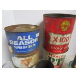 Oil Cans, Some Full