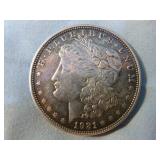 1921 Silver Morgan One Dollar Coin
