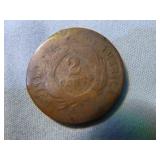 Three U.S. 2 Cent Coins