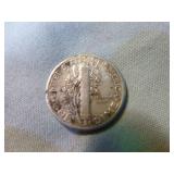 Three Silver Mecury Dimes