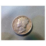 Three Silver Mecury Dimes