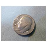 Silver Quarter and 4 Silver Dimes