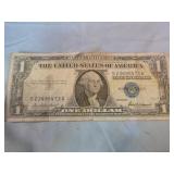 1957 Silver Certificate Dollar Bill