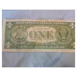 1957 Silver Certificate Dollar Bill
