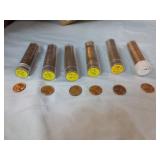 6 Rolls of U.S. Pennies