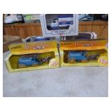 5 Die-Cast Trucks and Wagon Banks