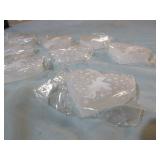 10 Selenite Hearts with Fairies