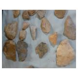 2 Cases of Flints and Arrowheads