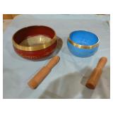 2 Tibeten Singing Bowls