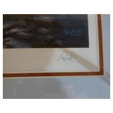 Signed Terry Redlin Frame Print "Family Traditions"