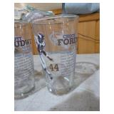 5 Miller Lite Minnesota Vikings Beer Glasses