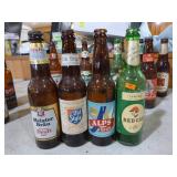 Collection of Old Beer Bottles