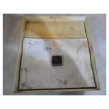 3 Vintage Cigarette Clock Signs