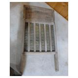 Vintage Washboard with MN License Plate