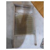 Vintage Washboard with MN License Plate