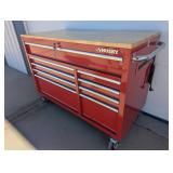 Husky 52 in Mobile Workbench Tool Chest with Solid Work Top