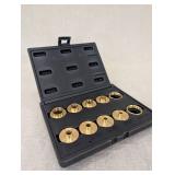 10 Piece Brass Router Bushing Set