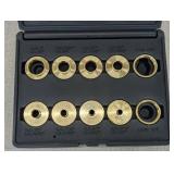 10 Piece Brass Router Bushing Set