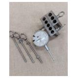 Dial Indicator with Magnetic Base and Accessories