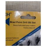 Fisch Brad Point Drill Bit Sets
