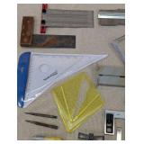 Assorted Measuring and Marking Tools