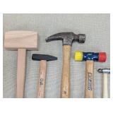 Collection of Five Hammers