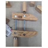 Set of Bessey Wood Screw Clamps