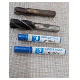 Assorted Cutting Tools and End Mills