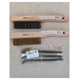 Set of Forney and OriGlam Wire Brushes