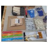 Assorted Crafting Supplies and Epoxy Resin Set