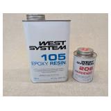 West System Epoxy Resin Kit with Hardener and Pump Set
