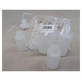Set of Plastic Wash Bottles